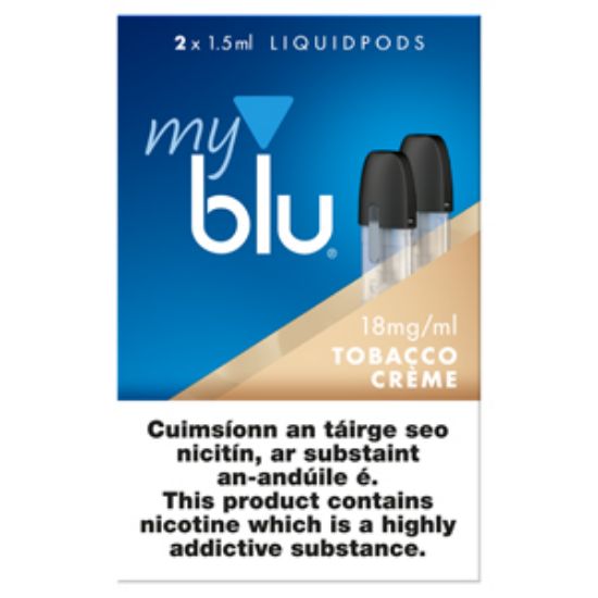 Picture of My Blu 18mg Creme Tobacco Liquidpods 2pk x5